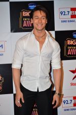 Tiger Shroff at Big Star Entertainment Awards Red Carpet in Mumbai on 18th Dec 2014